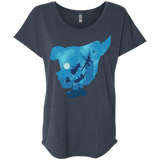 T-Shirts Vintage Navy / X-Small Peter Portrait Triblend Dolman Sleeve