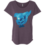 T-Shirts Vintage Purple / X-Small Peter Portrait Triblend Dolman Sleeve