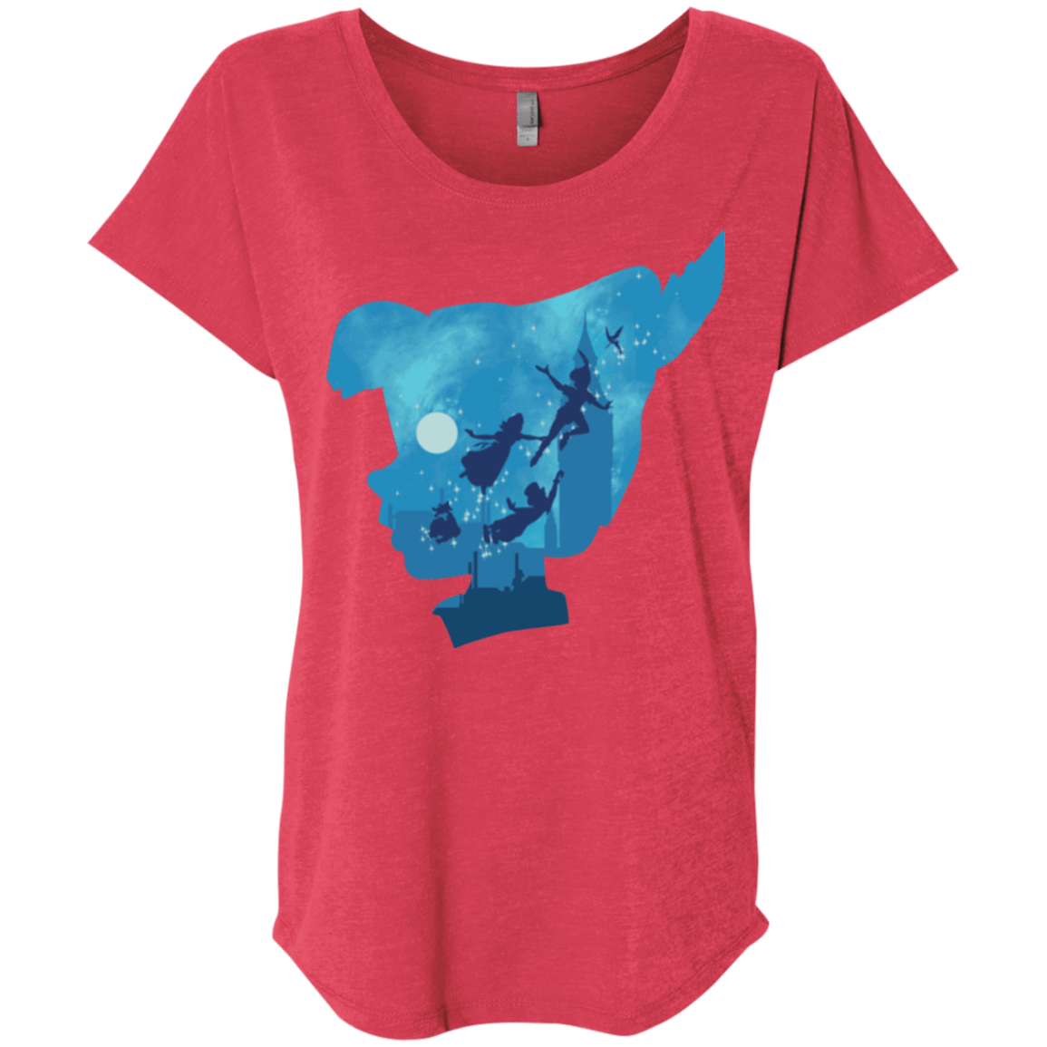 T-Shirts Vintage Red / X-Small Peter Portrait Triblend Dolman Sleeve