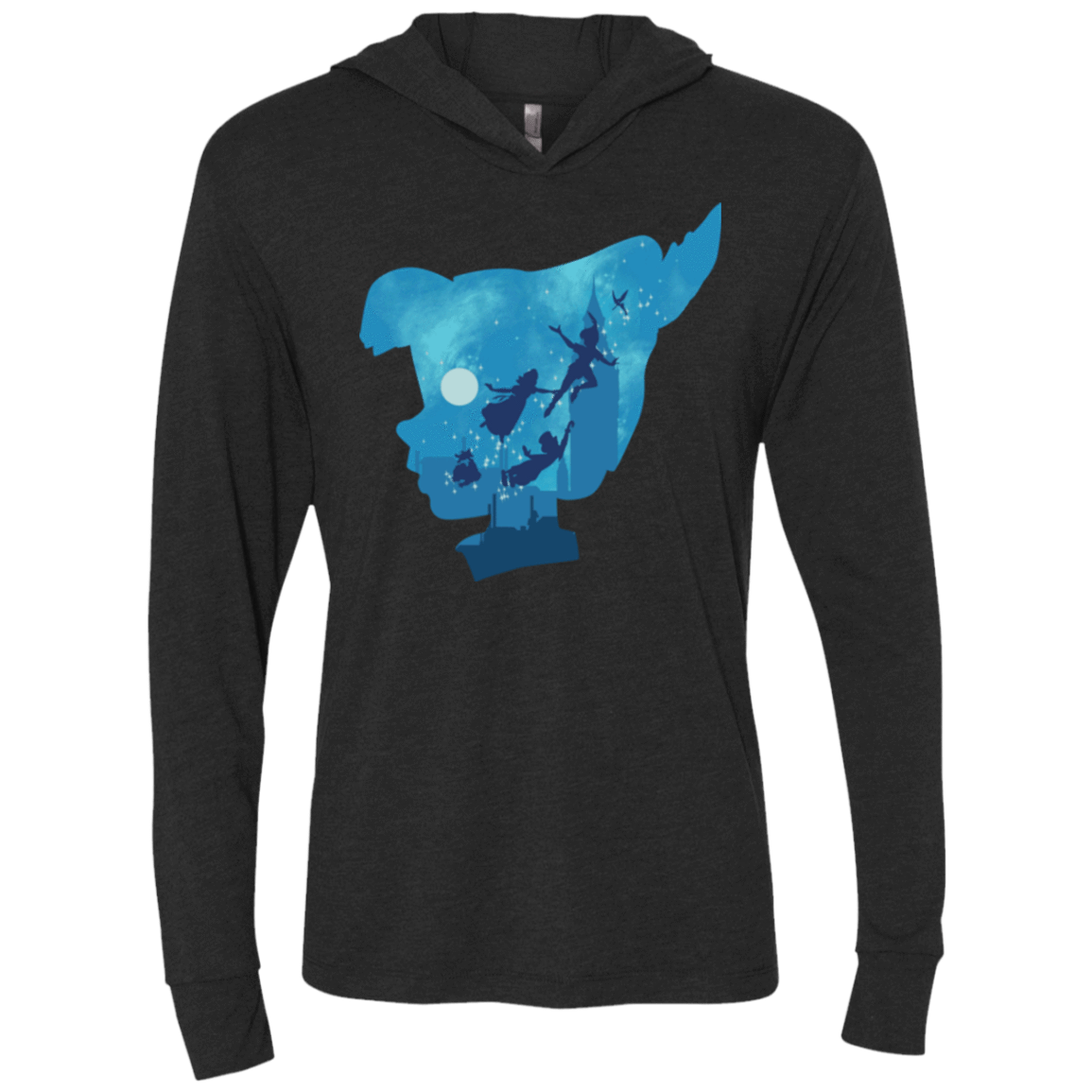 T-Shirts Vintage Black / X-Small Peter Portrait Triblend Long Sleeve Hoodie Tee