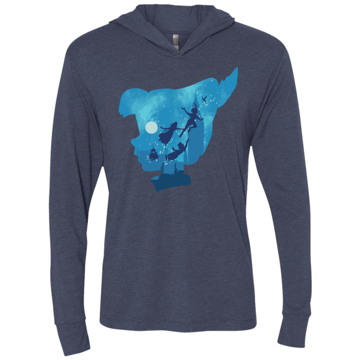 T-Shirts Vintage Navy / X-Small Peter Portrait Triblend Long Sleeve Hoodie Tee