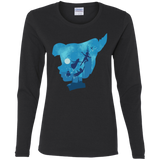 T-Shirts Black / S Peter Portrait Women's Long Sleeve T-Shirt
