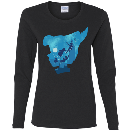 T-Shirts Black / S Peter Portrait Women's Long Sleeve T-Shirt