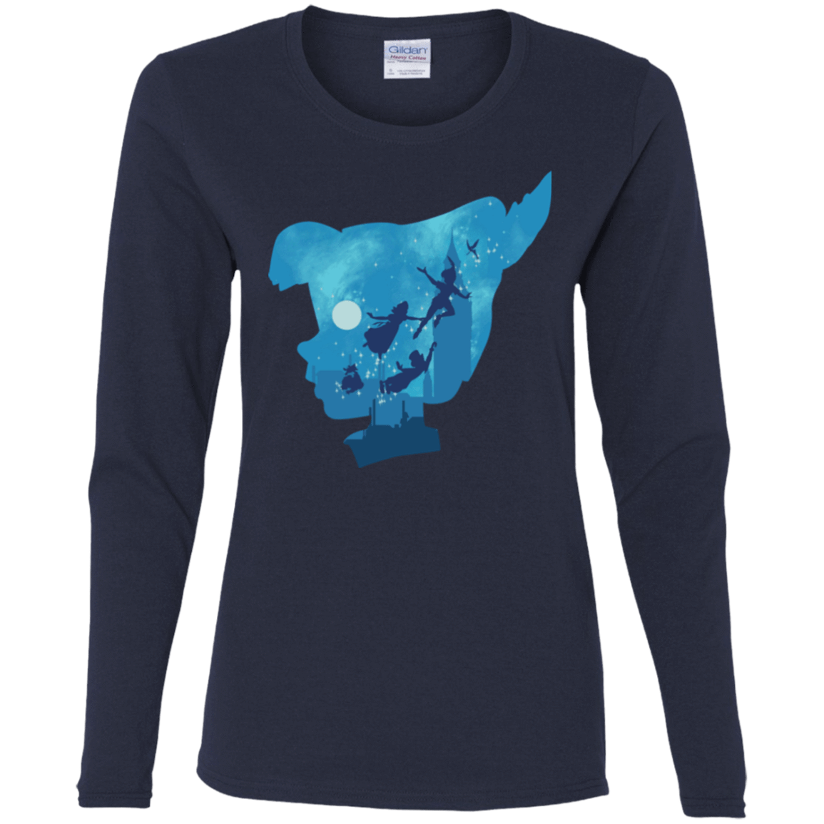 T-Shirts Navy / S Peter Portrait Women's Long Sleeve T-Shirt