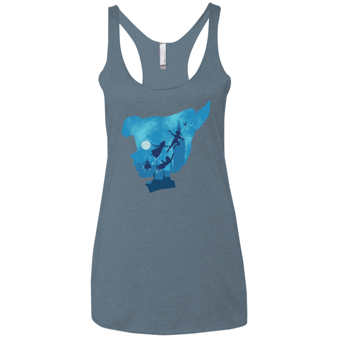 T-Shirts Indigo / X-Small Peter Portrait Women's Triblend Racerback Tank