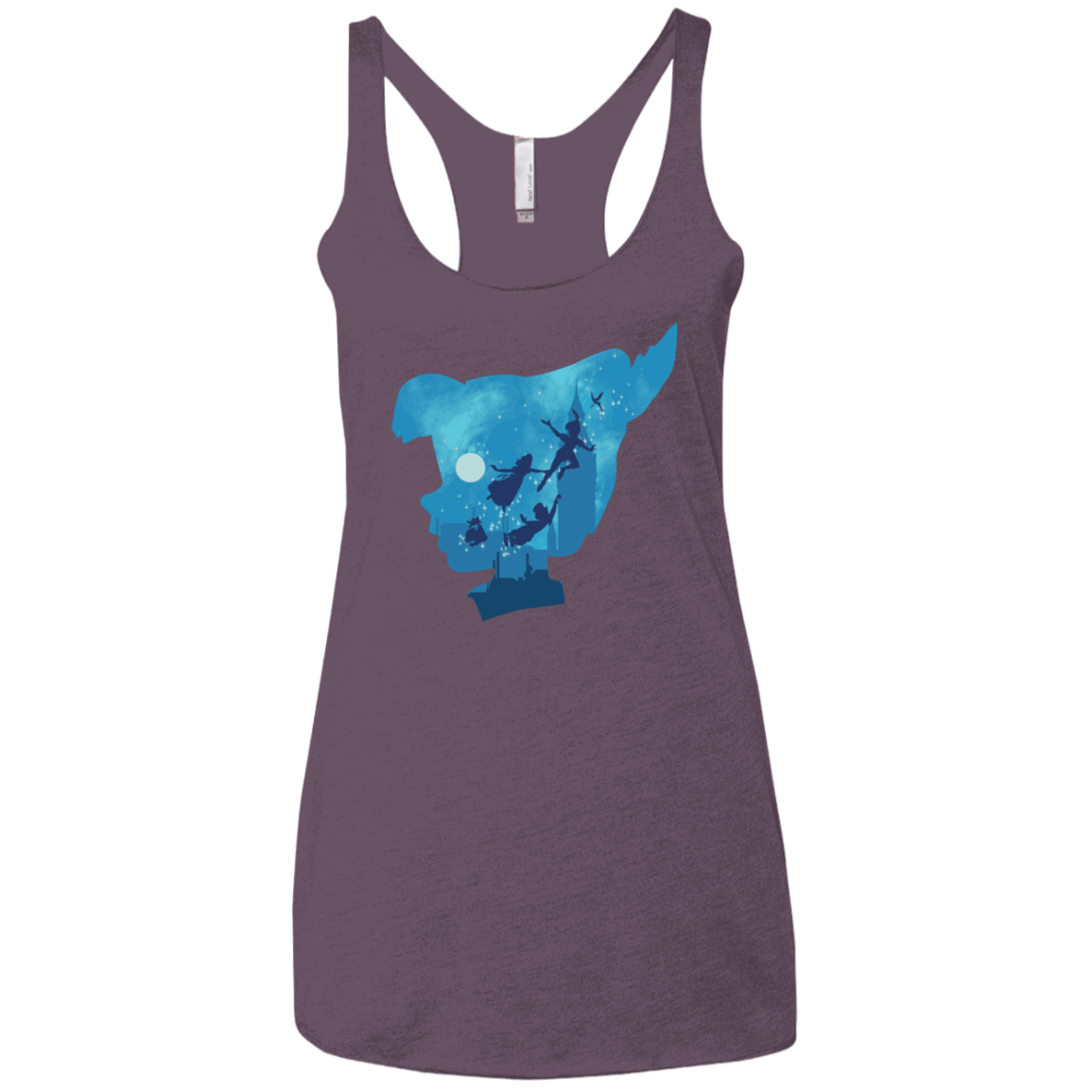 T-Shirts Vintage Purple / X-Small Peter Portrait Women's Triblend Racerback Tank