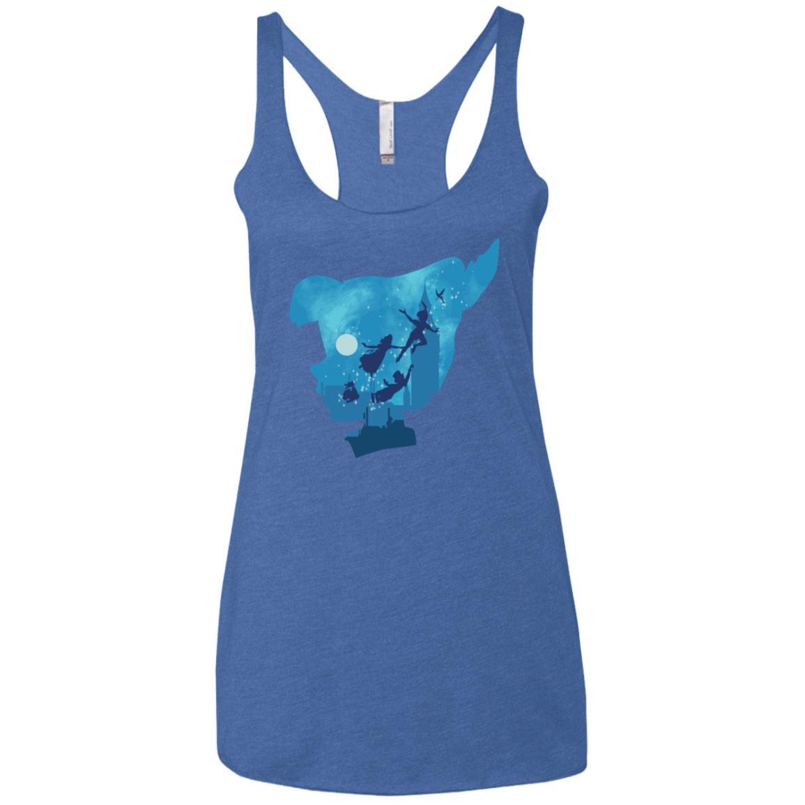 T-Shirts Vintage Royal / X-Small Peter Portrait Women's Triblend Racerback Tank