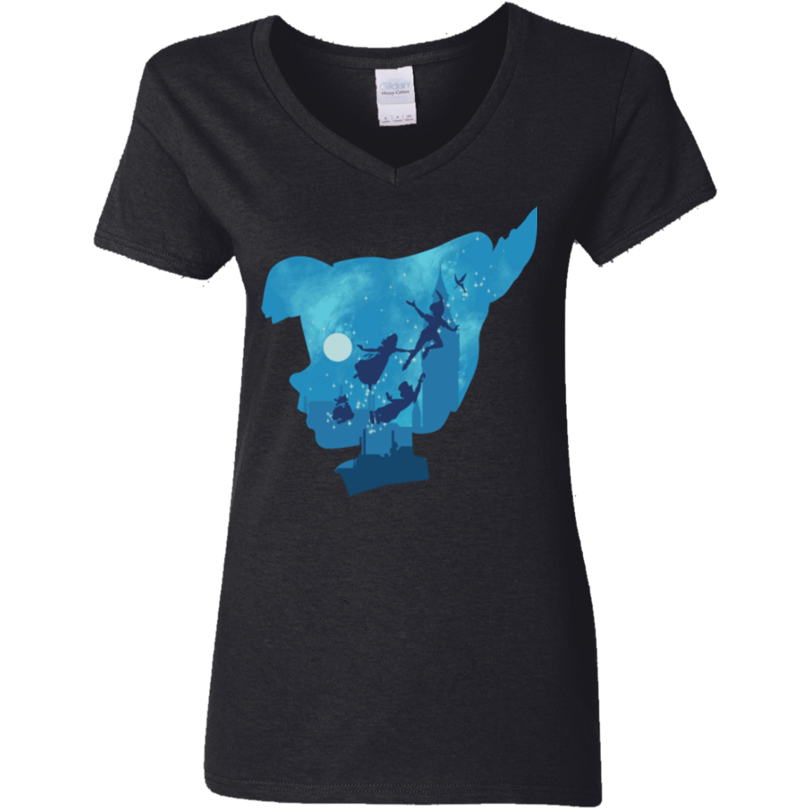 T-Shirts Black / S Peter Portrait Women's V-Neck T-Shirt