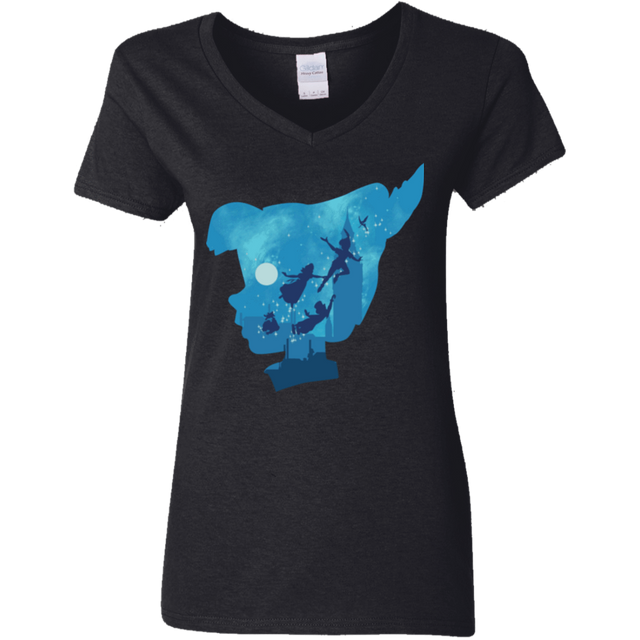 T-Shirts Black / S Peter Portrait Women's V-Neck T-Shirt