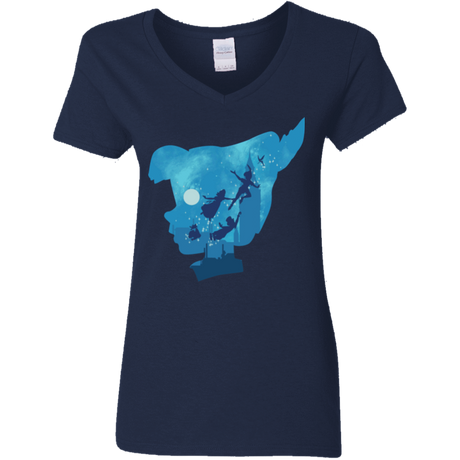 T-Shirts Navy / S Peter Portrait Women's V-Neck T-Shirt