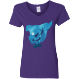 T-Shirts Purple / S Peter Portrait Women's V-Neck T-Shirt