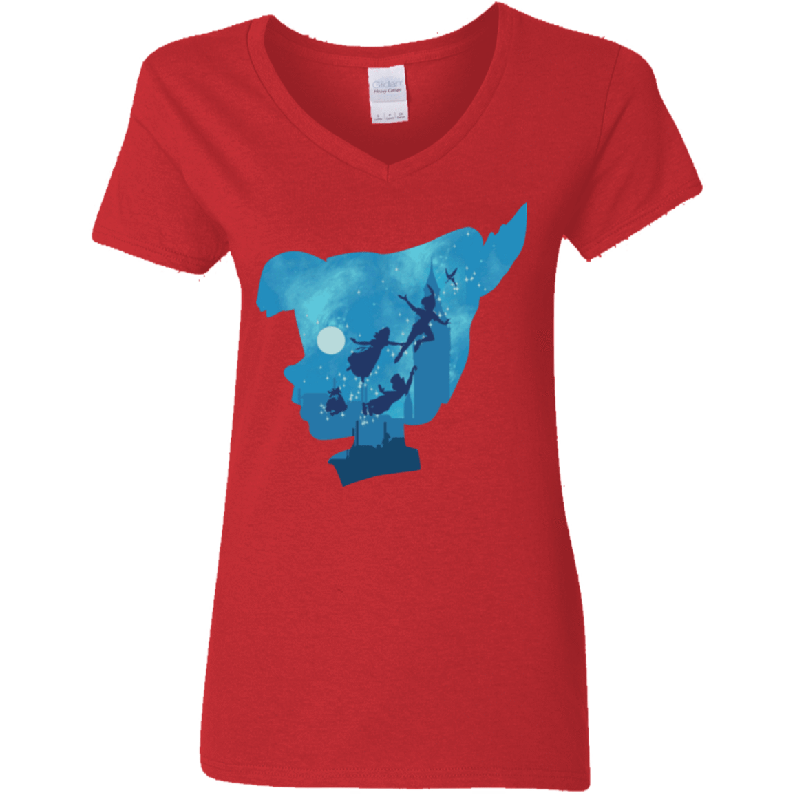 T-Shirts Red / S Peter Portrait Women's V-Neck T-Shirt