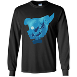 T-Shirts Black / YS Peter Portrait Youth Long Sleeve T-Shirt
