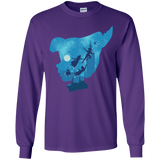 T-Shirts Purple / YS Peter Portrait Youth Long Sleeve T-Shirt