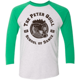 T-Shirts Heather White/Envy / X-Small Peter Quill Men's Triblend 3/4 Sleeve