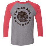 T-Shirts Premium Heather/ Vintage Red / X-Small Peter Quill Men's Triblend 3/4 Sleeve