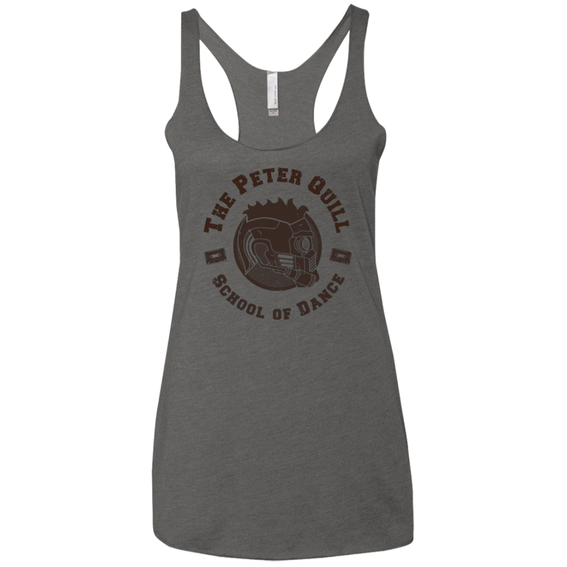 T-Shirts Premium Heather / X-Small Peter Quill Women's Triblend Racerback Tank