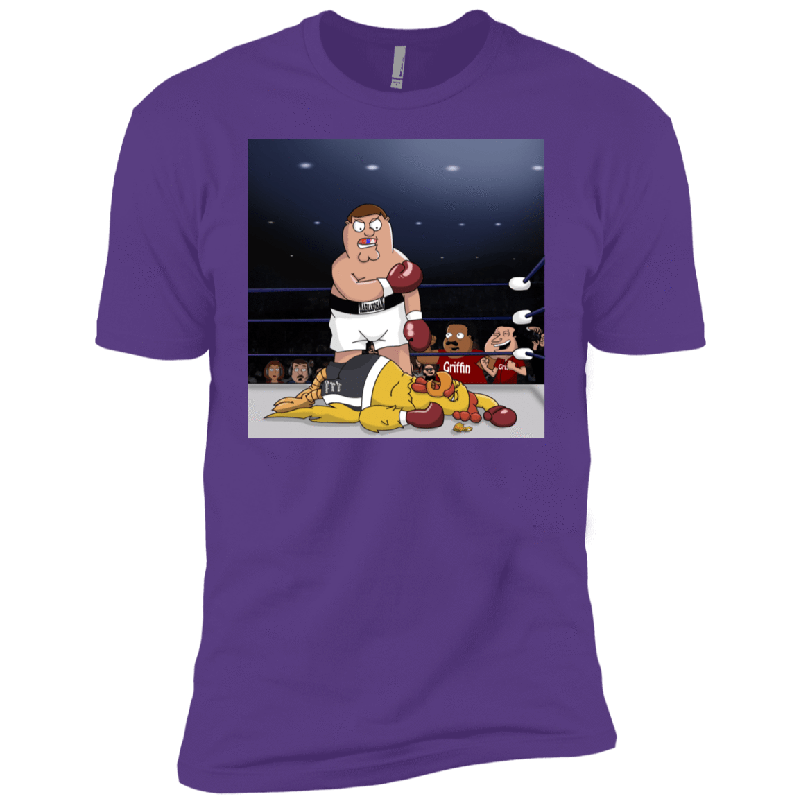 T-Shirts Purple Rush / YXS Peter vs Giant Chicken Boys Premium T-Shirt