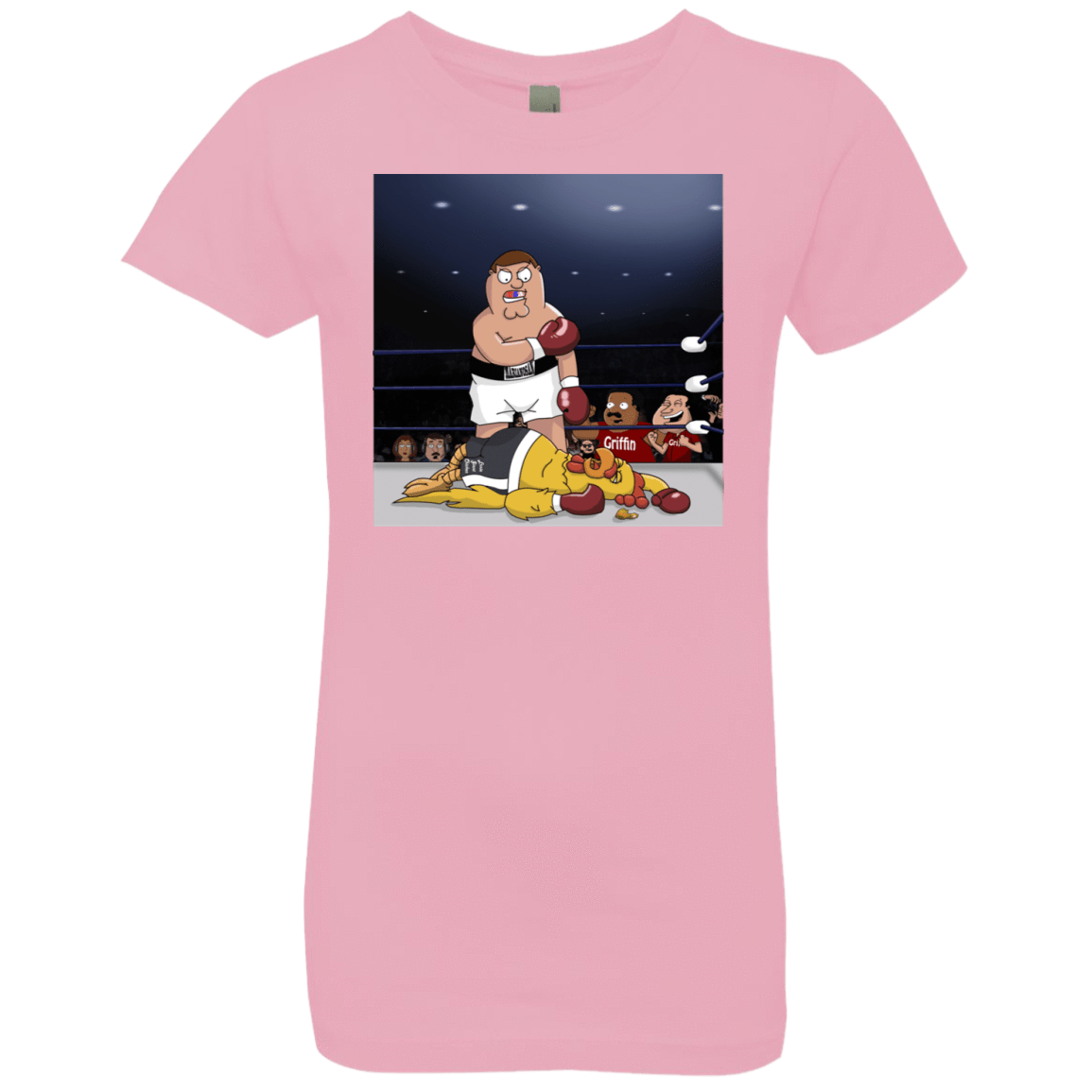 T-Shirts Light Pink / YXS Peter vs Giant Chicken Girls Premium T-Shirt