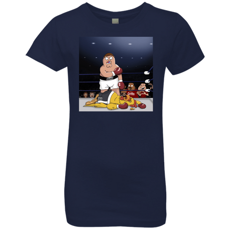 T-Shirts Midnight Navy / YXS Peter vs Giant Chicken Girls Premium T-Shirt