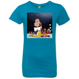 T-Shirts Turquoise / YXS Peter vs Giant Chicken Girls Premium T-Shirt