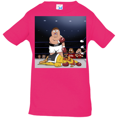 T-Shirts Hot Pink / 6 Months Peter vs Giant Chicken Infant Premium T-Shirt