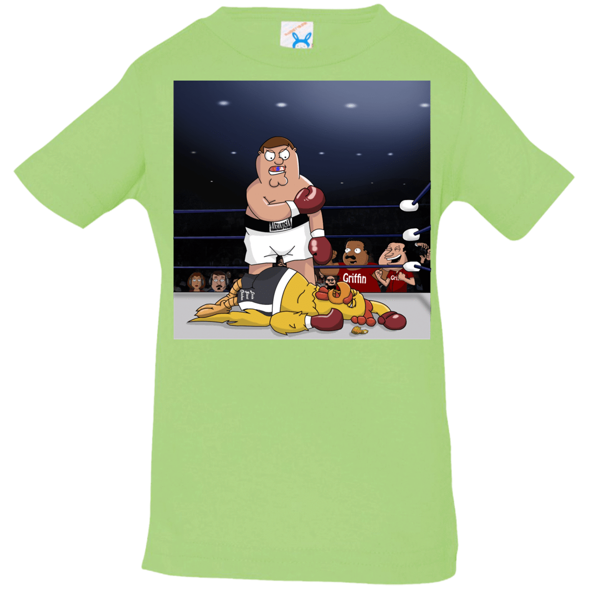 T-Shirts Key Lime / 6 Months Peter vs Giant Chicken Infant Premium T-Shirt