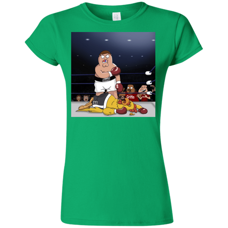 T-Shirts Irish Green / S Peter vs Giant Chicken Junior Slimmer-Fit T-Shirt