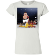 T-Shirts White / S Peter vs Giant Chicken Junior Slimmer-Fit T-Shirt