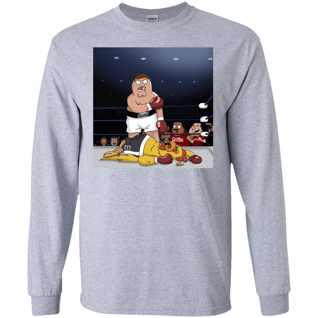 T-Shirts Sport Grey / S Peter vs Giant Chicken Men's Long Sleeve T-Shirt