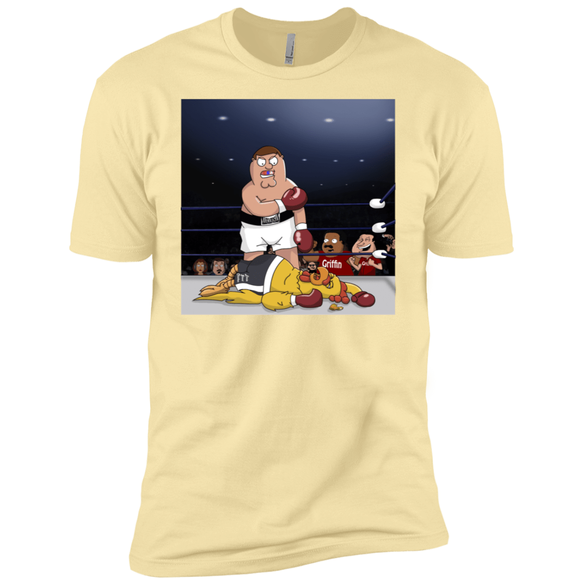 T-Shirts Banana Cream / X-Small Peter vs Giant Chicken Men's Premium T-Shirt