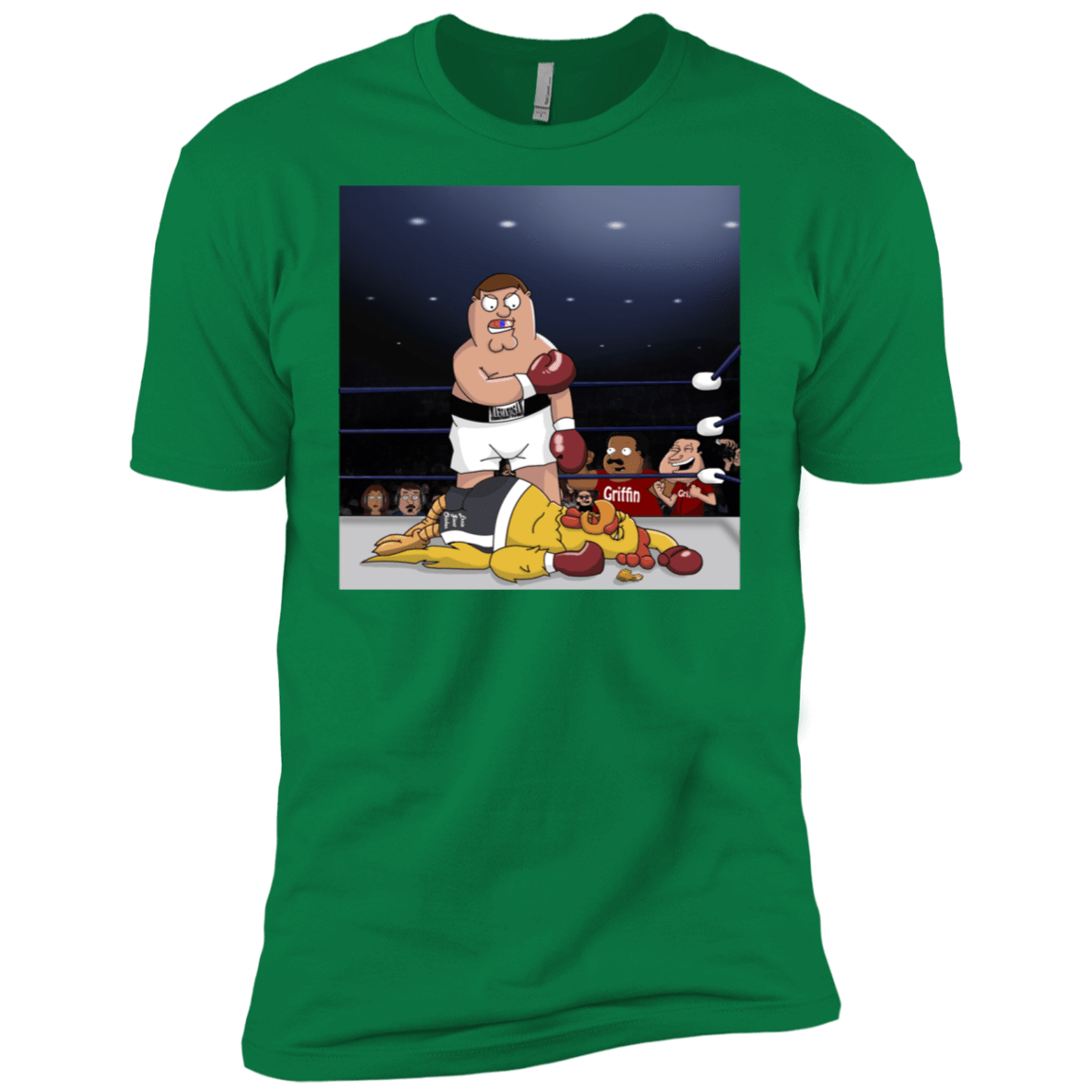 T-Shirts Kelly Green / X-Small Peter vs Giant Chicken Men's Premium T-Shirt