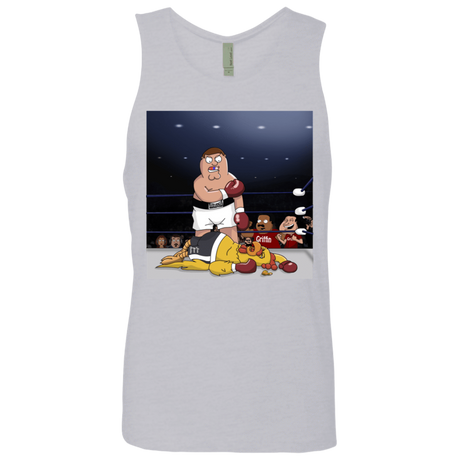 T-Shirts Heather Grey / S Peter vs Giant Chicken Men's Premium Tank Top