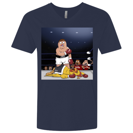 T-Shirts Midnight Navy / X-Small Peter vs Giant Chicken Men's Premium V-Neck