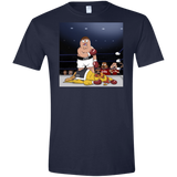 T-Shirts Navy / X-Small Peter vs Giant Chicken Men's Semi-Fitted Softstyle