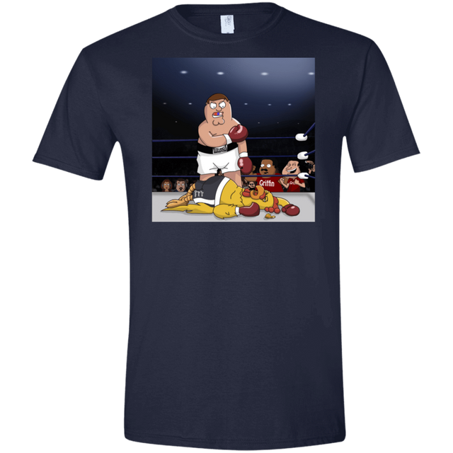 T-Shirts Navy / X-Small Peter vs Giant Chicken Men's Semi-Fitted Softstyle
