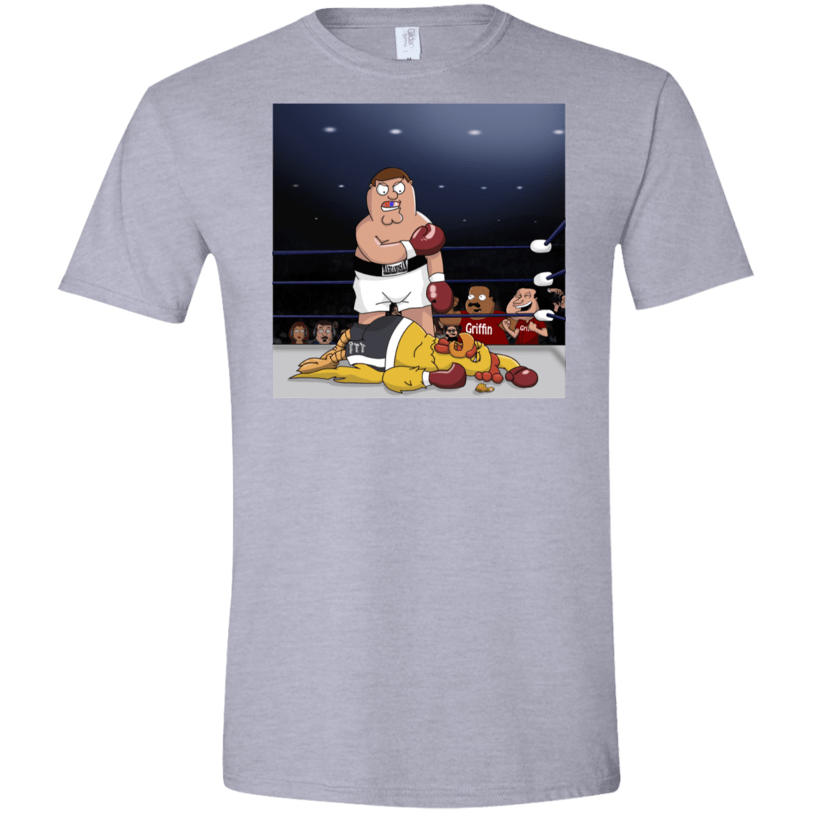 T-Shirts Sport Grey / X-Small Peter vs Giant Chicken Men's Semi-Fitted Softstyle