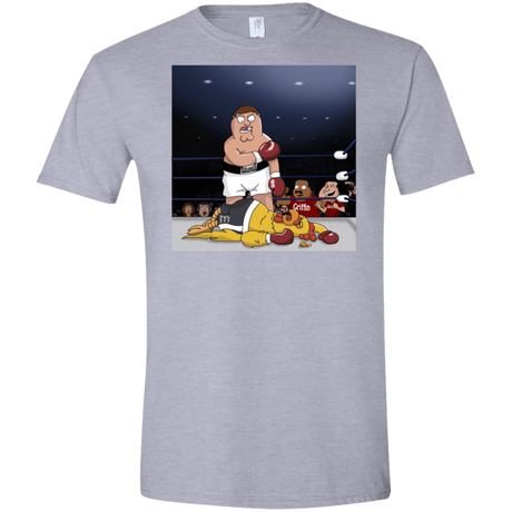T-Shirts Sport Grey / X-Small Peter vs Giant Chicken Men's Semi-Fitted Softstyle