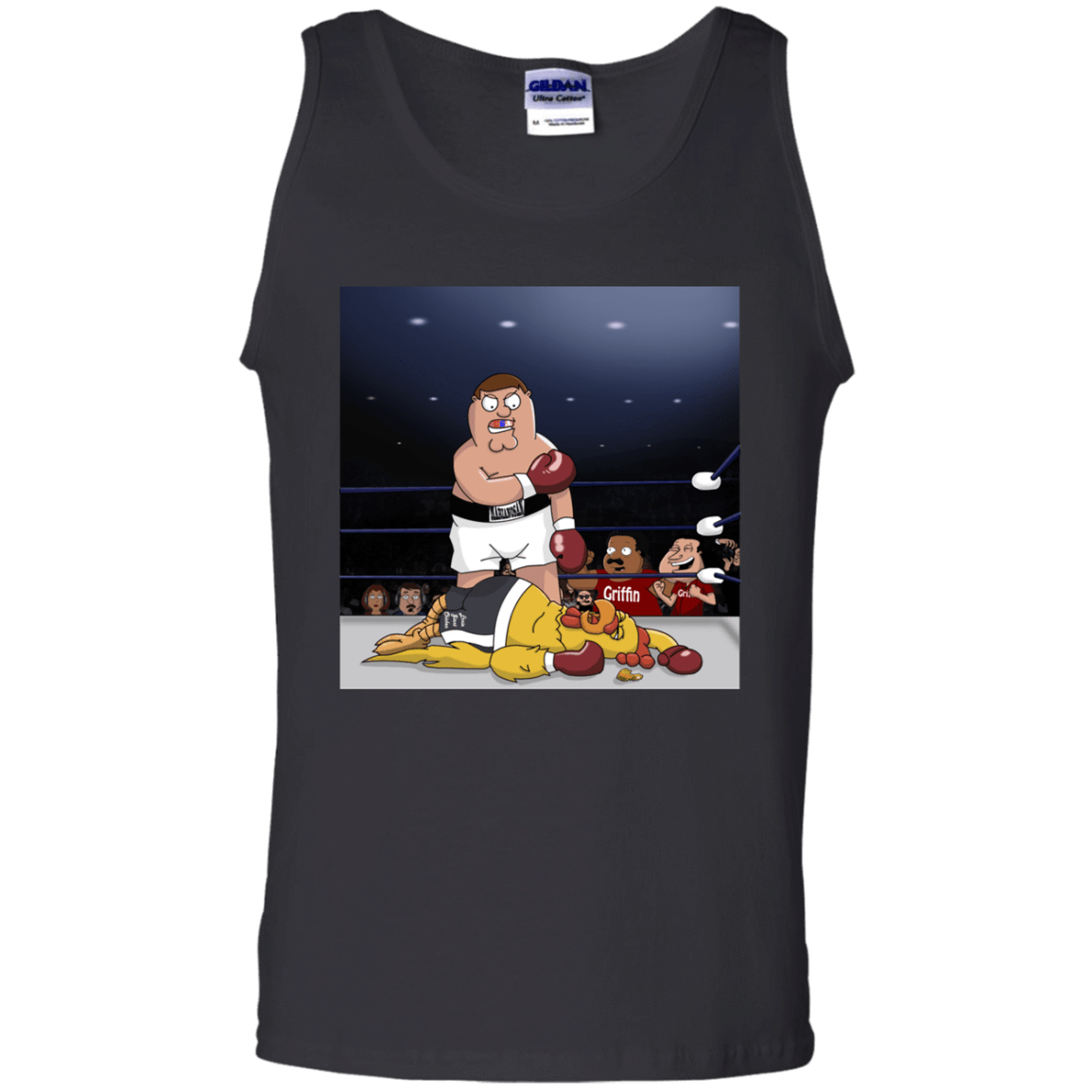 T-Shirts Black / S Peter vs Giant Chicken Men's Tank Top