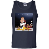 T-Shirts Navy / S Peter vs Giant Chicken Men's Tank Top