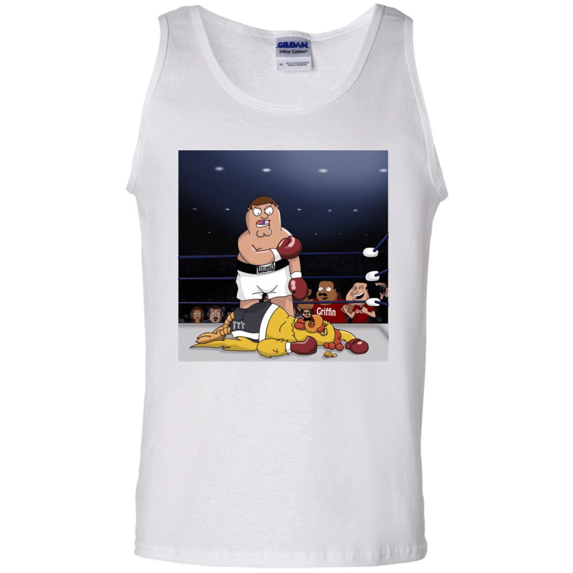 T-Shirts White / S Peter vs Giant Chicken Men's Tank Top