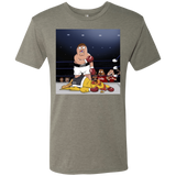 T-Shirts Venetian Grey / S Peter vs Giant Chicken Men's Triblend T-Shirt