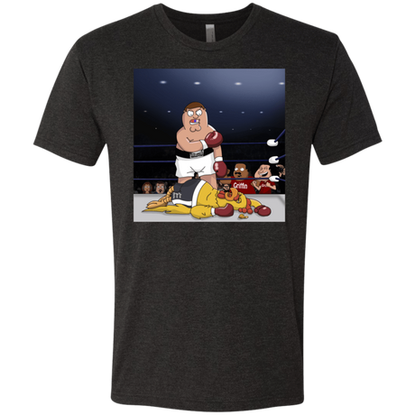 T-Shirts Vintage Black / S Peter vs Giant Chicken Men's Triblend T-Shirt