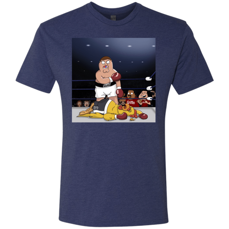 T-Shirts Vintage Navy / S Peter vs Giant Chicken Men's Triblend T-Shirt