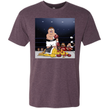 T-Shirts Vintage Purple / S Peter vs Giant Chicken Men's Triblend T-Shirt