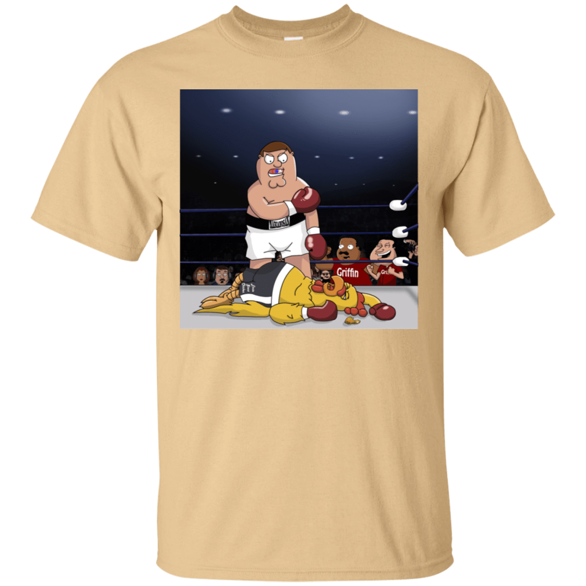 T-Shirts Vegas Gold / S Peter vs Giant Chicken T-Shirt
