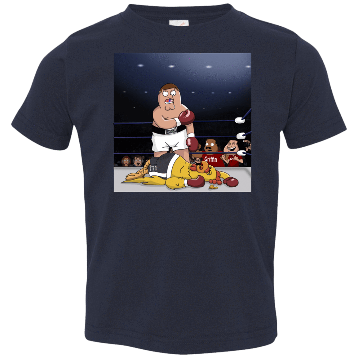T-Shirts Navy / 2T Peter vs Giant Chicken Toddler Premium T-Shirt