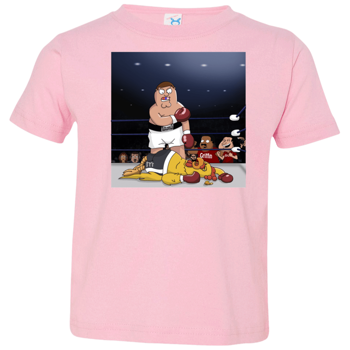 T-Shirts Pink / 2T Peter vs Giant Chicken Toddler Premium T-Shirt