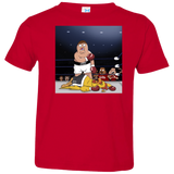 T-Shirts Red / 2T Peter vs Giant Chicken Toddler Premium T-Shirt