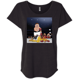 T-Shirts Vintage Black / X-Small Peter vs Giant Chicken Triblend Dolman Sleeve